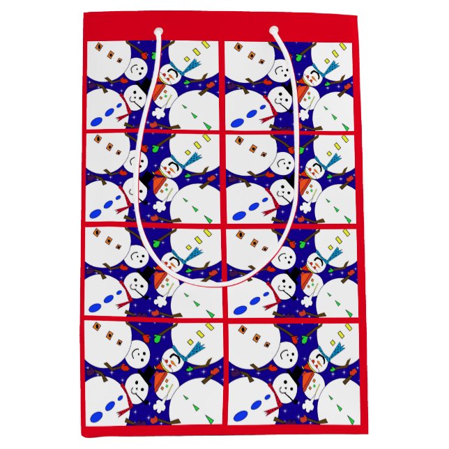 Snögubbe Gift Bag (Framsidan)