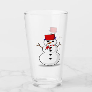 Snögubbe glasumlare glaskopp