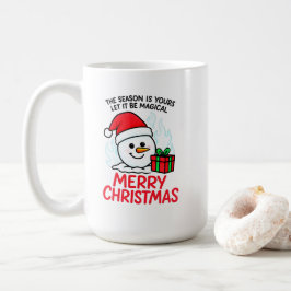 Snögubbe God Jul Holiday-kopp Kaffemugg