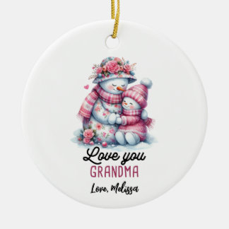 Snögubbe Grandma Ornament