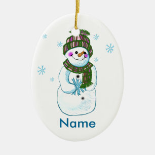 Snögubbe Granny anpassningsbar ornament
