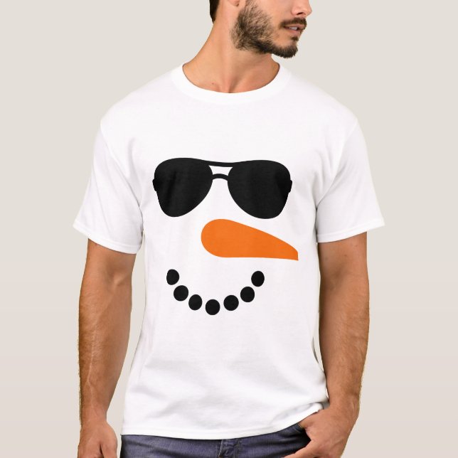Snögubbe Halloween costume T Shirt (Framsida)