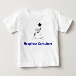 Snögubbe Happiness Consultant T-shirt