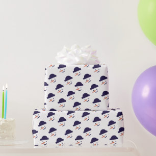 Snögubbe Head jul-Helgdag Gift Presentpapper