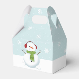 Snögubbe Helgdag Cheer Presentaskar