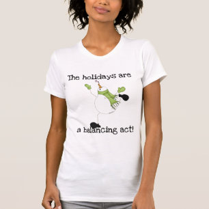 Snögubbe Helgdag Humor Tee