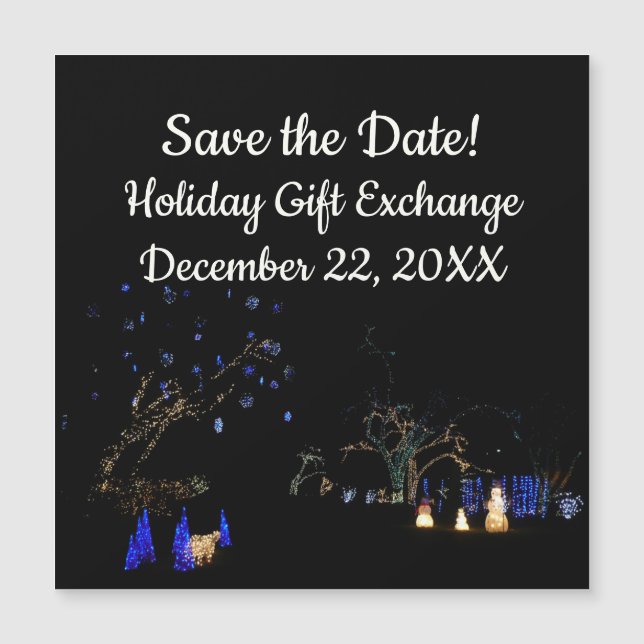 Snögubbe Helgdag Light Visning (Framsida)