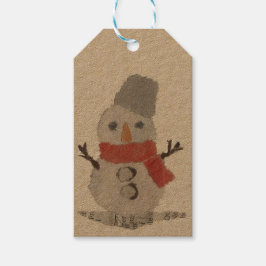 Snögubbe, Helgdagar, jul, vismisk Presentetikett