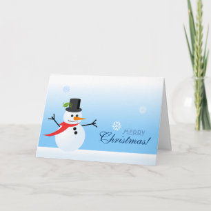 Snögubbe Helgkort