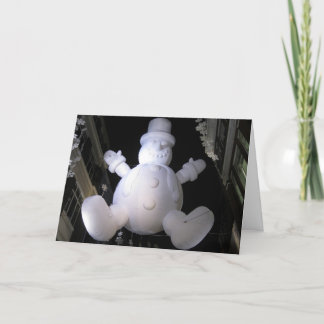 snögubbe helgkort