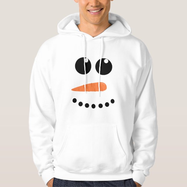 Snögubbe Hoodie (Framsida)