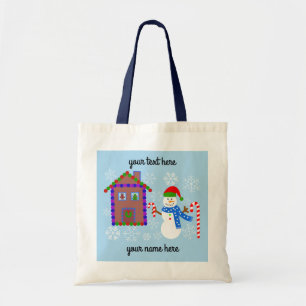Snögubbe & House #1 Tote Bag Tygkasse