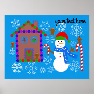 Snögubbe & House #2 Poster