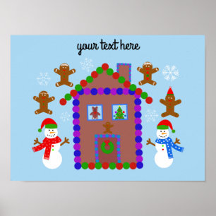 Snögubbe & House #3 Poster