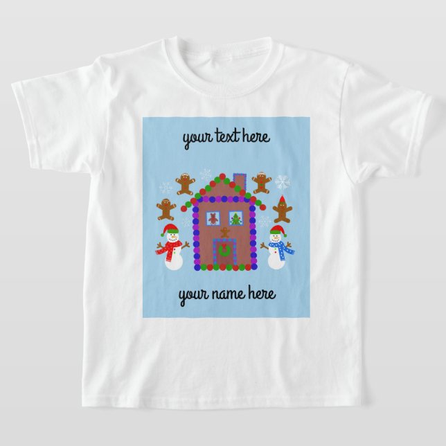 Snögubbe & House #3 T-Shirt (Laydown)