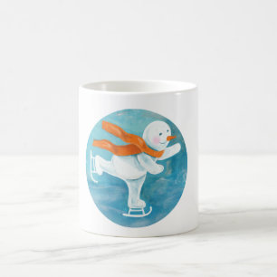 Snögubbe Ice Skater Kaffemugg