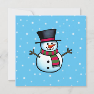 Snögubbe Inbjudningar