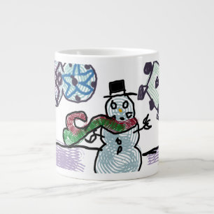 Snögubbe joy jumbo mugg