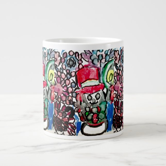 Snögubbe joy jumbo mugg (Framsidan)