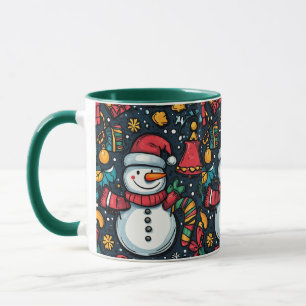 Snögubbe jul 2025, kombinationsport Mugg