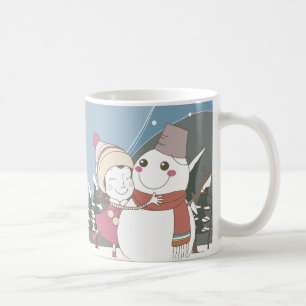 Snögubbe jul Helgdag Helgdag Mugg