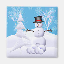 Snögubbe-julgranen