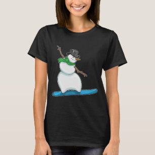 Snögubbe julsnäcka t shirt