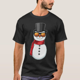 Snögubbe Julsolglasögon T Shirt
