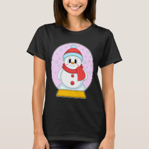 Snögubbe julvintertid t shirt