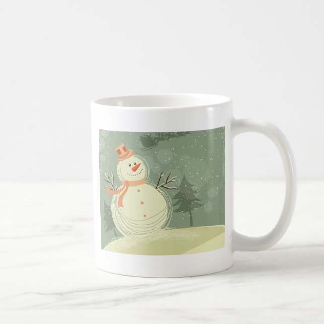 Snögubbe Kaffemugg (Höger)