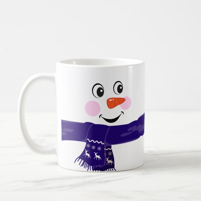 Snögubbe Kaffemugg (Vänster)