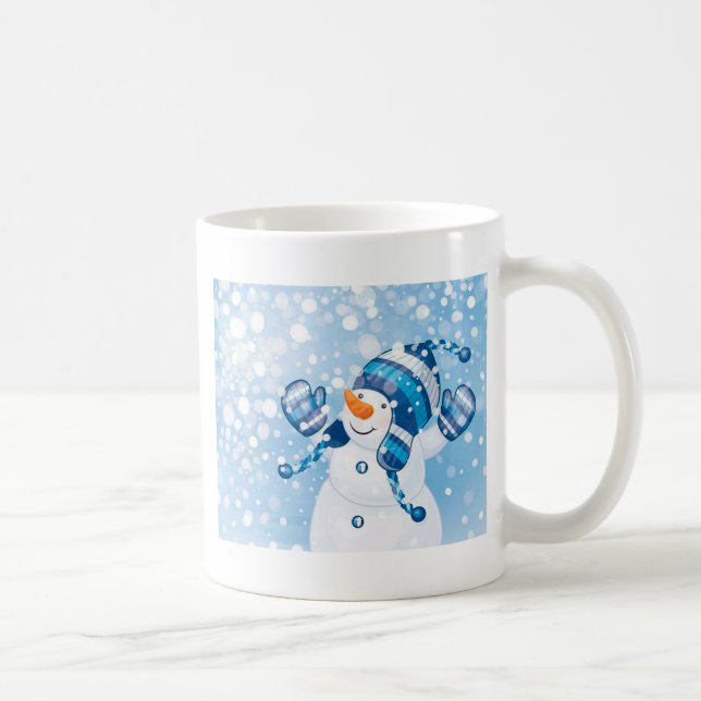 Snögubbe Kaffemugg (Höger)