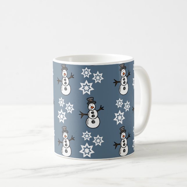Snögubbe Kaffemugg (Framsida höger)