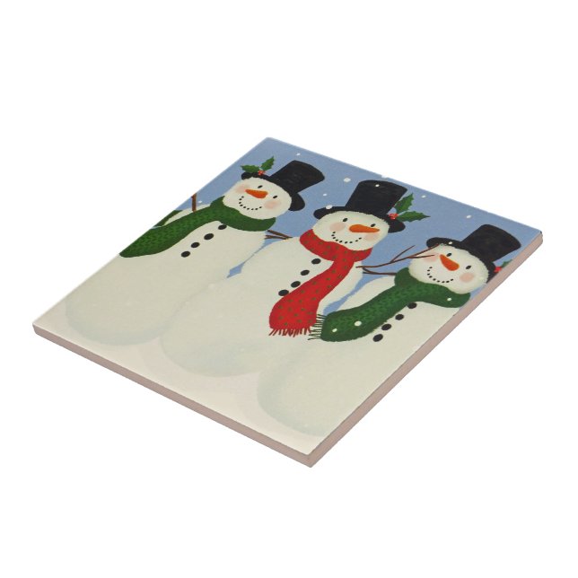 Snögubbe Kakelplatta (Sidan)