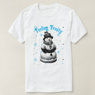 Snögubbe Känns frös jul T-Shirt