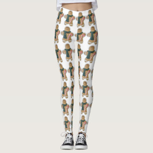 Snögubbe kex leggings