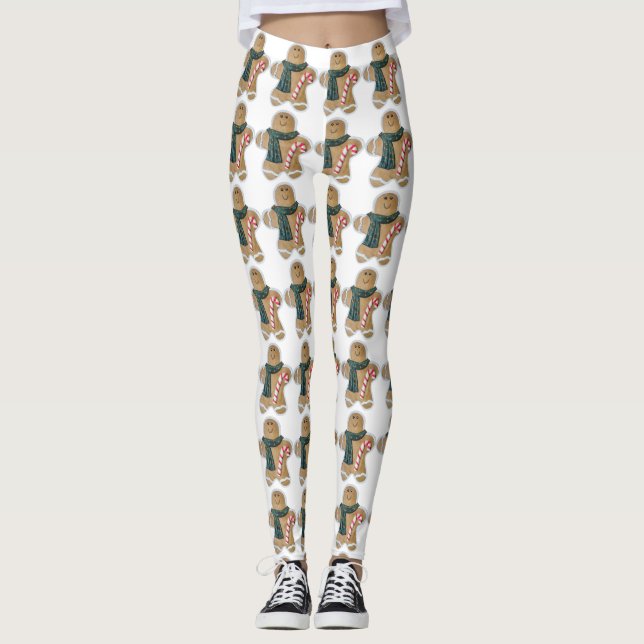 Snögubbe kex leggings (Framsida)