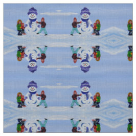 Snögubbe Kids Fabric Tyg