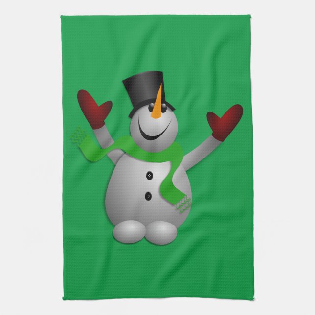 Snögubbe Kitchen Towel Kökshandduk (Vertikal)