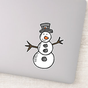 Snögubbe Klistermärken