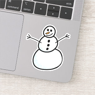Snögubbe Klistermärken