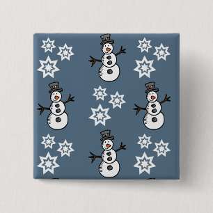 Snögubbe Knapp
