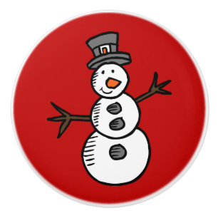 Snögubbe Knopp