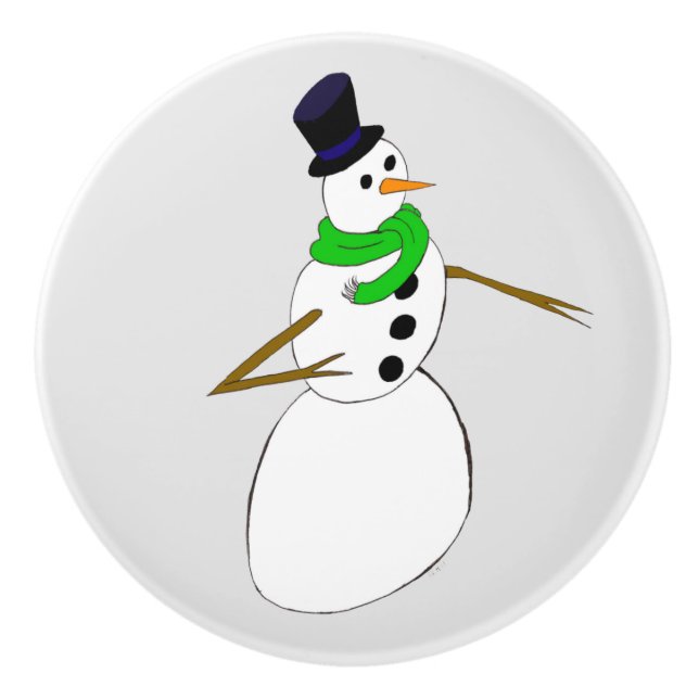 snögubbe knopp (Framsidan)
