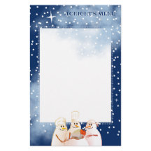 Snögubbe-köksmästare på helgdag-menyn