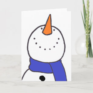"Snögubbe" kort