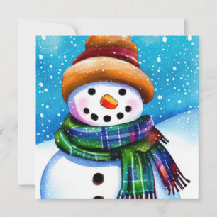 Snögubbe Kort