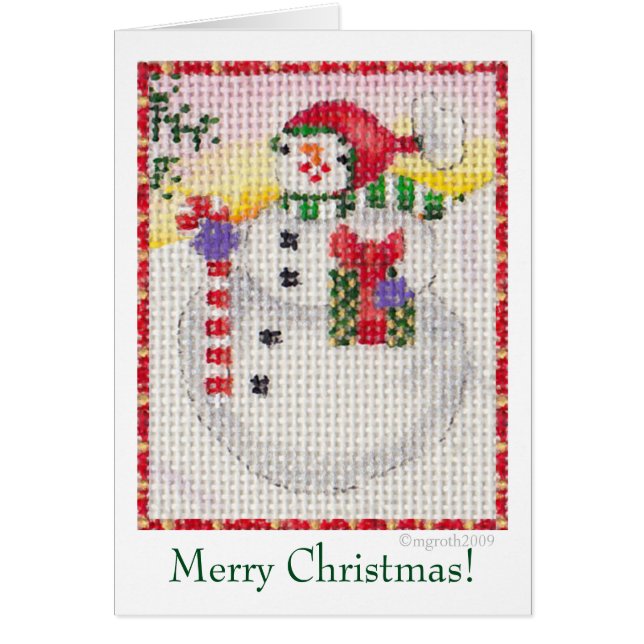 Snögubbe-kort OBS Kort (Framsidan)