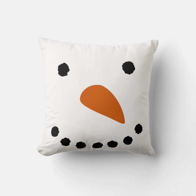 Snögubbe Kudde (Framsida)
