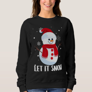 Snögubbe Låt det snöa Helgdag för julvintervinterv T Shirt